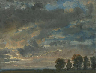 Evening Clouds - Johan Christian Dahl — artwork view