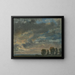 Evening Clouds - Johan Christian Dahl — framed artwork on a wall
