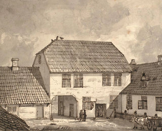 Interior Farm Scene at Sør - Johan Christian Dahl — artwork view