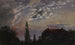 Landscape Painting in Moonlight - Johan Christian Dahl — artwork view