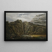 Norwegian Mountain Landscape Painting - Johan Christian Dahl — framed artwork on a wall