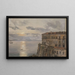 La caserne de Pizzofalcone, Naples - Johan Christian Dahl — framed artwork on a wall