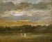 L'Elbe at twilight - Johan Christian Dahl — artwork view