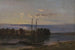 L'Elbe at sunset - Johan Christian Dahl — artwork view