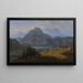 The Adige Valley near Roveredo - Johan Christian Dahl — framed artwork on a wall