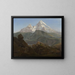 Le Watzmann - Johan Christian Dahl — framed artwork on a wall