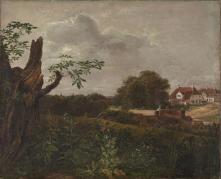 La grande auberge de Fredensborg - Johan Christian Dahl — artwork view