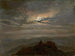Errant Painting on a mountain summit in moonlight - Johan Christian Dahl — artwork view