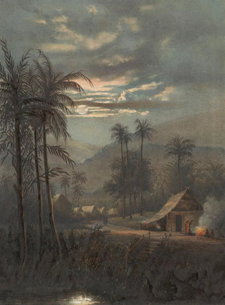 Johan Conrad Greive - Landschap bij maanlicht in de omgeving van Sumedang.webp