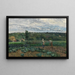 Landscape with Cabbage Field, Concarneau - Johan Ericson — framed artwork on a wall