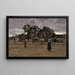 The marketplace, Concarneau - Johan Ericson — framed artwork on a wall