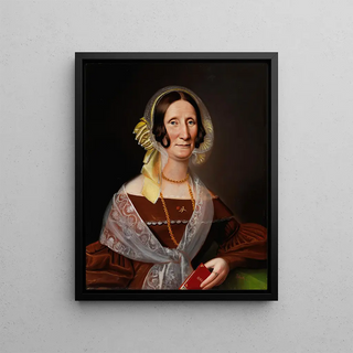 Johan Erik Lindh - Portrait Of The Authoress Sara Wacklin.webp