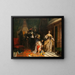 La reine Christine de Suède et Monaldeschi - Johan Fredrik Höckert — framed artwork on a wall