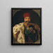 The Bey of Tunis Sid Muhammed Es Sadok - Johan Fredrik Höckert — framed artwork on a wall