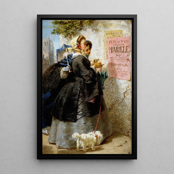 L'Poster - Johan Fredrik Höckert — framed artwork on a wall