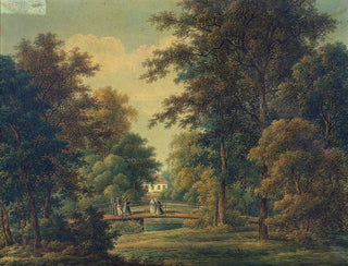 Résidence du magistrat Heurlin à Truveholm en Västergötland - Johan Fredrik Julin — artwork view