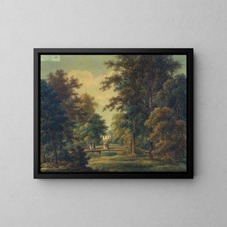 Résidence du magistrat Heurlin à Truveholm en Västergötland - Johan Fredrik Julin — framed artwork on a wall
