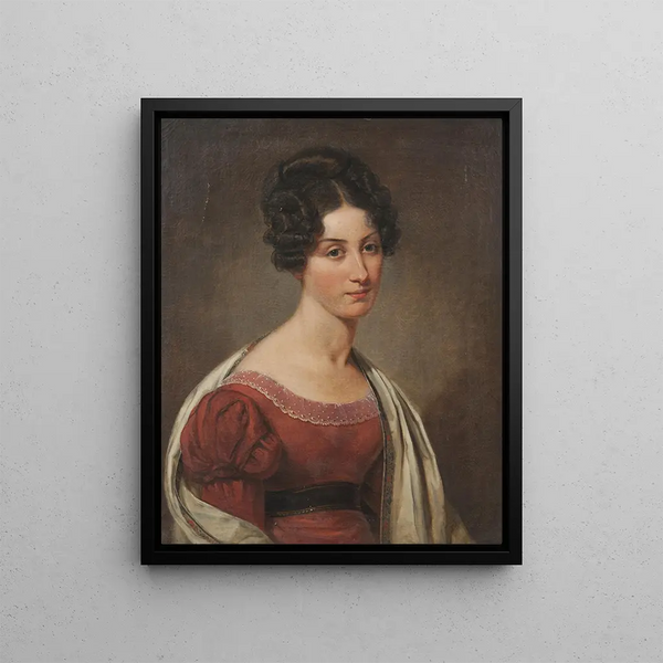 Margaret Seton 1805-1870 - Johan Gustaf Sandberg — framed artwork on a wall