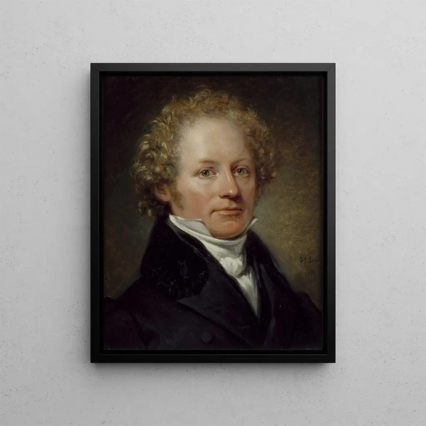 by Daniel Amadeus Atterbom 1790-1855, professor and poet - Johan Gustaf Sandberg — framed artwork on a wall