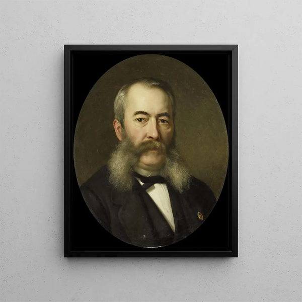 Herman Frederik ten Kate Peintre 1822-91 - Johan Heinrich Neuman — framed artwork on a wall