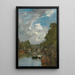 an animated canal in Rotterdam - Johan Hendrik van Mastenbroek — framed artwork on a wall