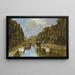 Le Spuiwater and Delftsche Vaart, Rotterdam - Johan Hendrik van Mastenbroek — framed artwork on a wall
