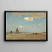 Beach scene - Johan Hendrik Weissenbruch — framed artwork on a wall