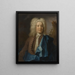 Jonas Alströmer 1685-1761 Swedish division chief at the National Council of Swedish Industrial Commerce - Johan Henrik Scheffel — framed artwork on a wall