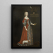 Beata Brahe 1599-1617 Countess - Johan Johansson Werner — framed artwork on a wall