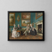 La famille Dutton dans le salon de Sherborne Park, Gloucestershire - Johan Joseph Zoffany — framed artwork on a wall