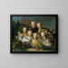The painting of the hen - Johan Pasch the Elder — framed artwork on a wall