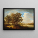 River landscape painting - Johan Pietersz Schoeff — framed artwork on a wall