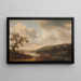 View of the River - Johan Pietersz Schoeff — framed artwork on a wall