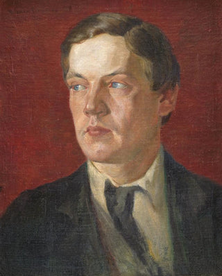 Johan Rohde - Portrait of Swedish painter Gustaf Wolmar.webp
