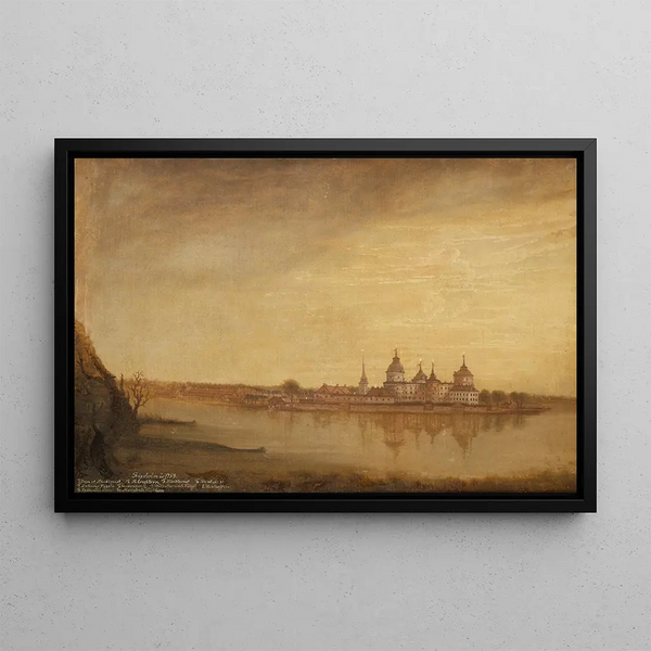 Château de Gripsholm - Johan Sevenbom — framed artwork on a wall
