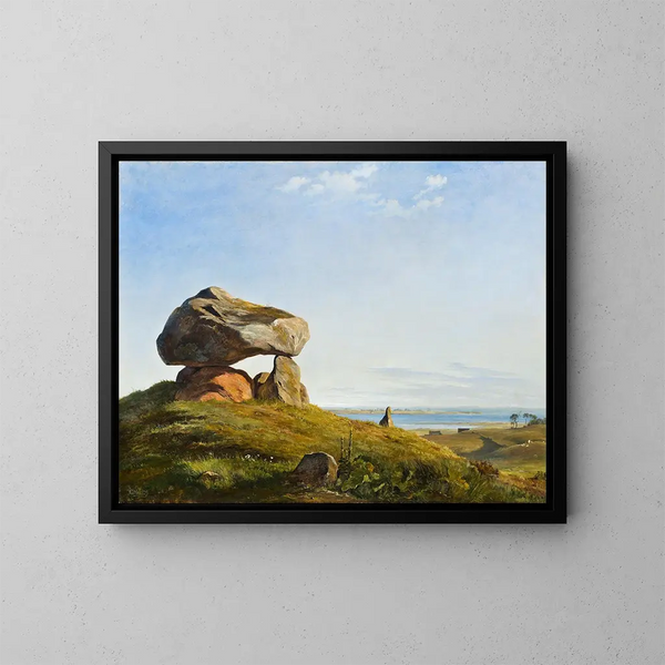 Dolmen de Raklev - Johan Thomas Lundbye — framed artwork on a wall