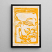 Composition abstraite - Johan Thorn Prikker — framed artwork on a wall