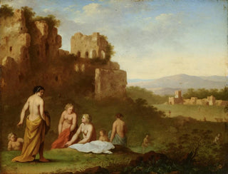 Nymph bathing - Johan van Haensbergen — artwork view
