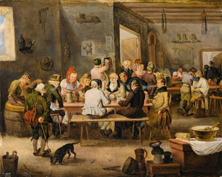 Tavern Scene - Johann Baptist Pflug — artwork view