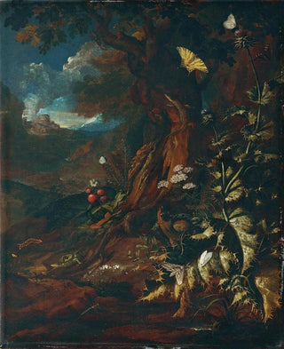 Johann Adalbert Angermayer - Landschaft mit Reptilien und Insekten.webp