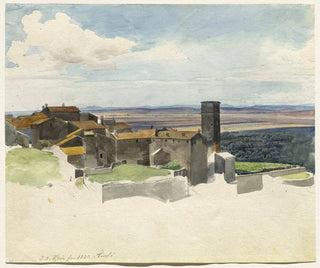 Tivoli and the Roman Countryside - Johann Adam Klein — artwork view