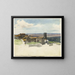 Tivoli and the Roman Countryside - Johann Adam Klein — framed artwork on a wall