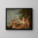 Les Amours en plein jeu - Johann Albrecht Friedrich Rauscher — framed artwork on a wall