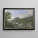 Château de Hirschberg sur la Saale en Voigtland - Johann Albrecht Friedrich Rauscher — framed artwork on a wall