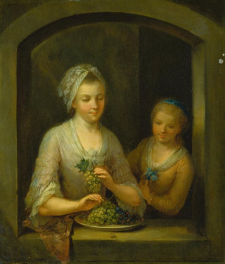 Johann Andreas Herrlein - A Woman and a Girl at a Window.webp