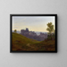 the Albrechtsburg Castle in Meissen - Johann Anton Castell — framed artwork on a wall