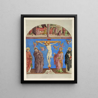 Johann Anton Ramboux - Christ on the Cross in the Church of S Domenico in Arezzo.webp