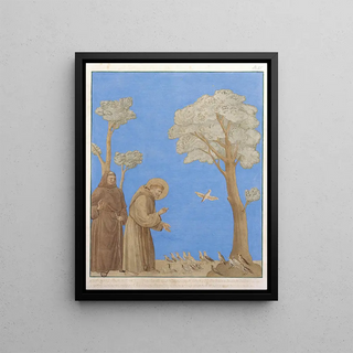 Johann Anton Ramboux - Saint Francis Preaching to the Birds.webp