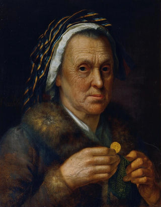 Johann Baptist Hchle - Alte Frau mit einem Dukaten.webp