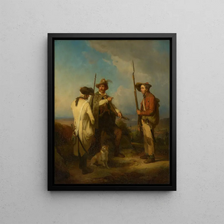 Johann Baptist Kirner - A Baden irregular with his two orderlies.webp
